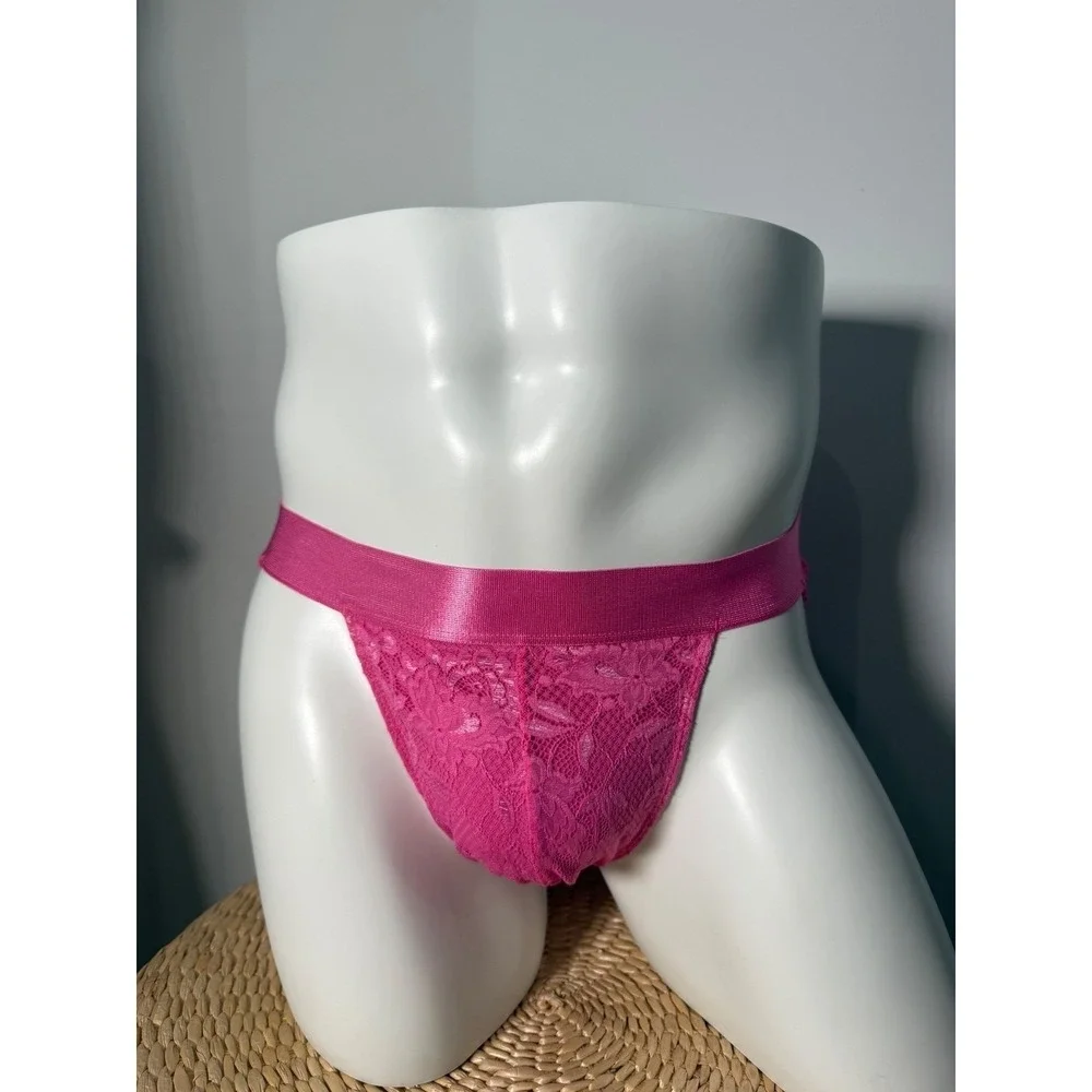 Cosabella‎ Rani Pink Floral Lace Men's Brief Designer European Luxury Underwear